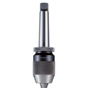 Albrecht CPD130-2MT Classic-Plus Precision Keyless Drill Chuck — 2 Morse Taper Integral Shank & Diamond-Coated Jaws — 1/32" to 1/2" Capacity