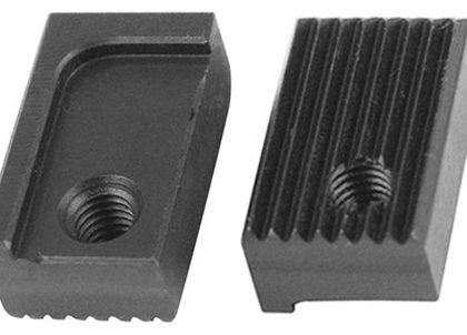 Compact/Combo CNC Bar Puller Replacement Serrated Jaw Set