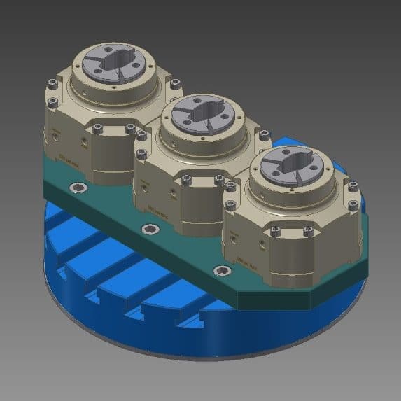 Option 3 – Hydraulic Power-Blocks™ arranged inline